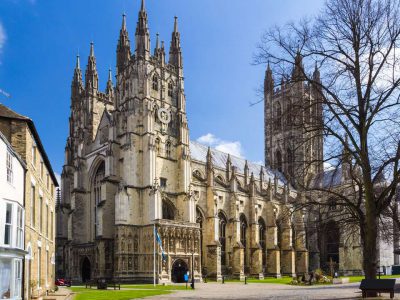 The grand Goth Style Canterbury Cathedral, Kent England UK